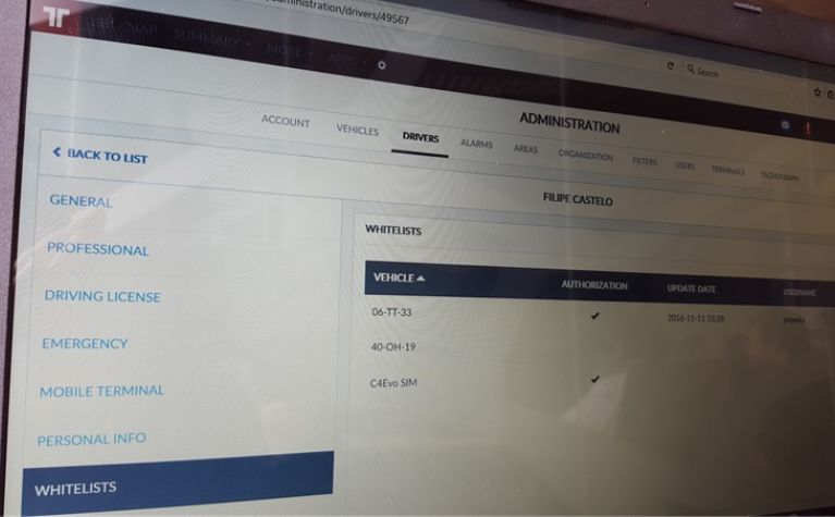 Blog card - Frotcom Drivers whitelists Frotcom Drivers whitelists