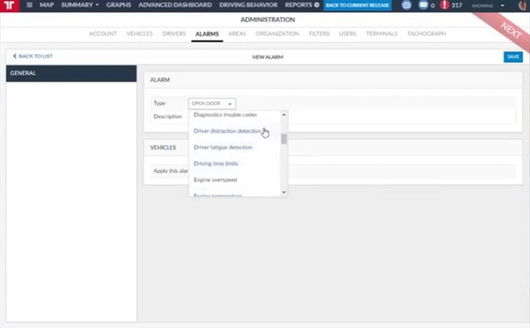 Blog card - Frotcom launches Fatigue and Distraction alarms Fatigue and Distraction alarms