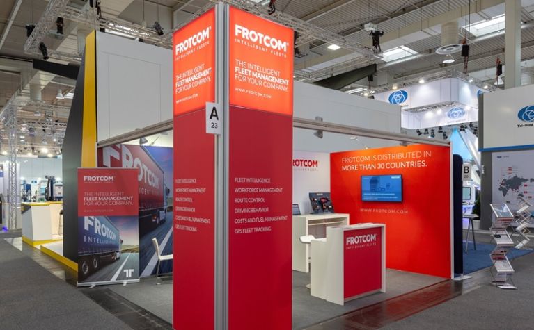 Blog card - Frotcom demonstrates fleet intelligence at IAA Commercial Vehicles 2018 Frotcom booth at IAA Commercial Vehicles 2018